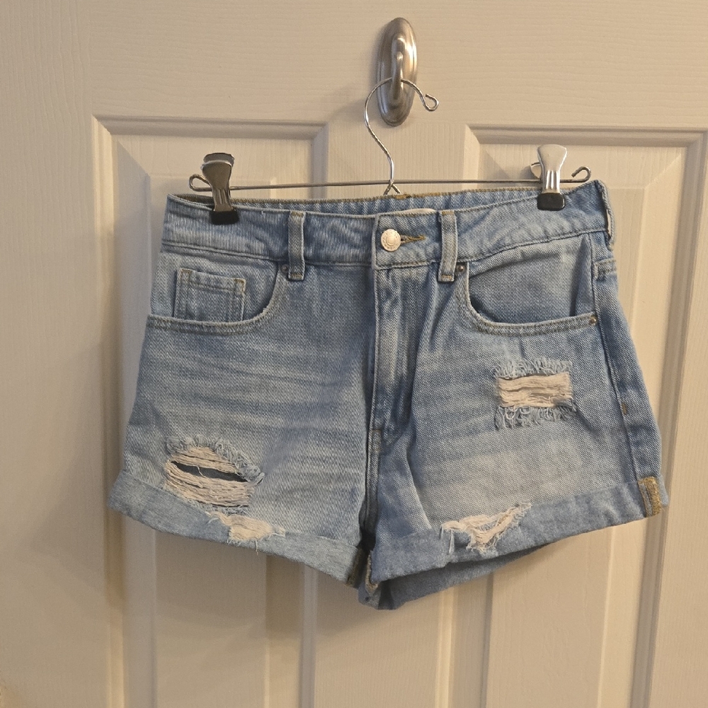 PacSun Mom Short Denim Distressed Women Shorts Sz 26